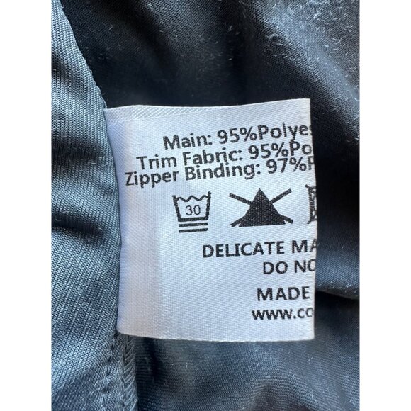 Collectif X ModCloth Plus Size Dress US 24 Blue Velvet Star Pattern - Picture 8 of 9